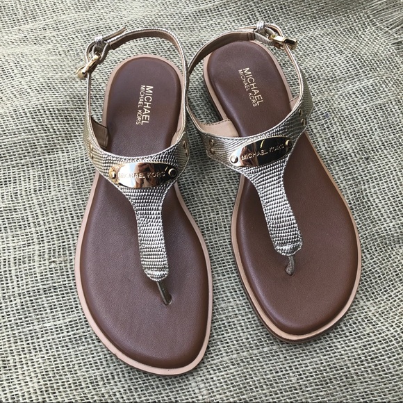 mk flat thong sandals